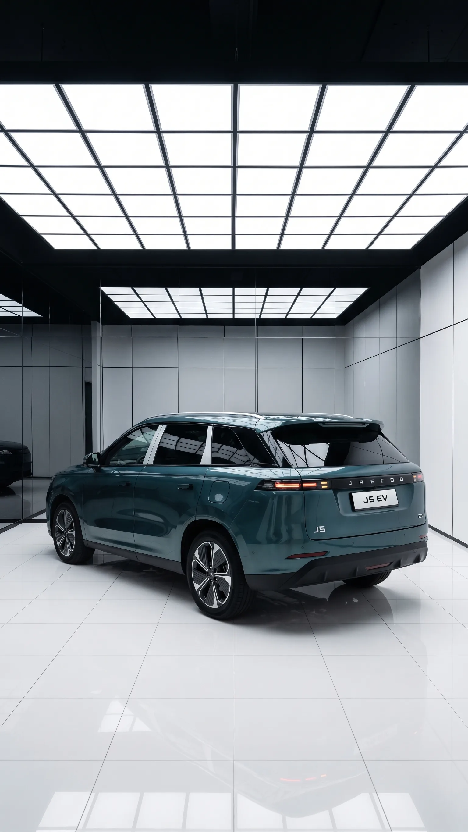 Tampak belakang JAECOO J5 Premium